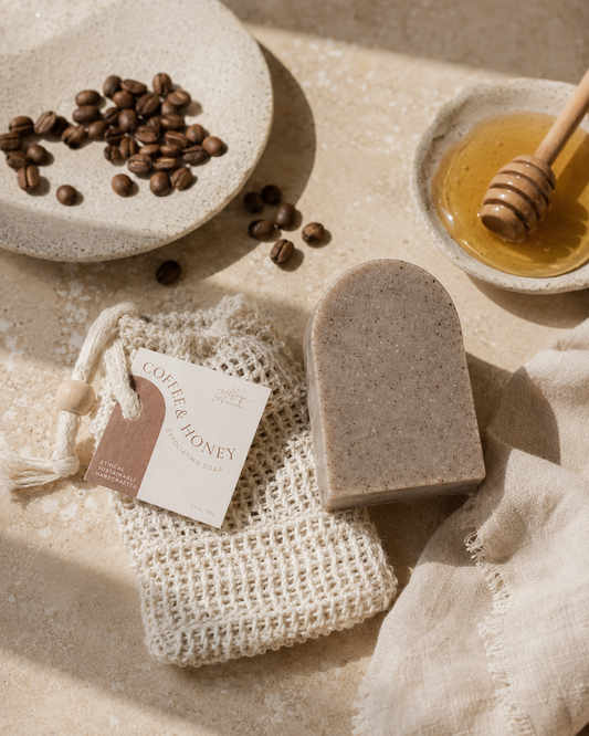 Coffee & Honey Handcrafted Bar Soap