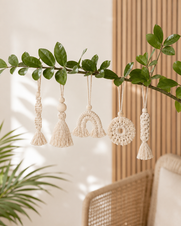 Macrame Ornament Set