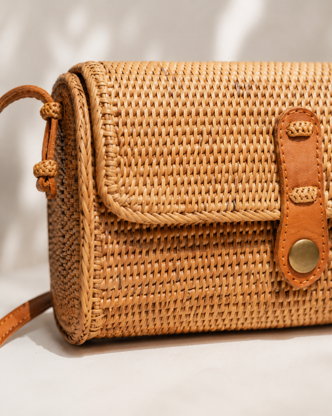 Ulan Rattan Purse – Rattan Home Decor | Village Thrive
