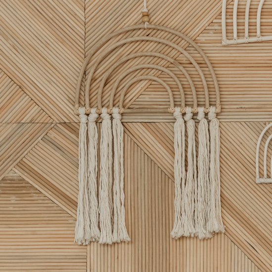 Indah Rattan Rainbow handmade by Village Thrive using natural materials.