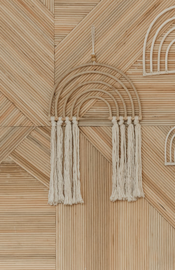 Indah Rattan Rainbow handmade by Village Thrive using natural materials.