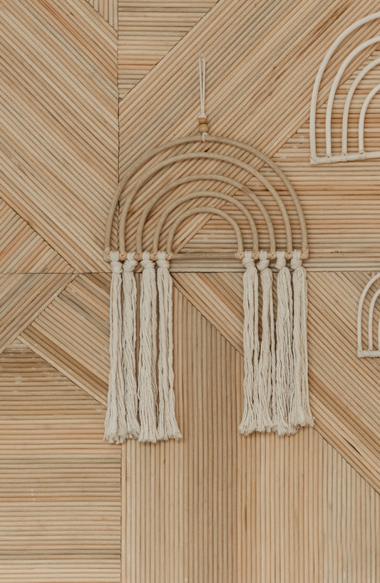 Indah Rattan Rainbow handmade by Village Thrive using natural materials.
