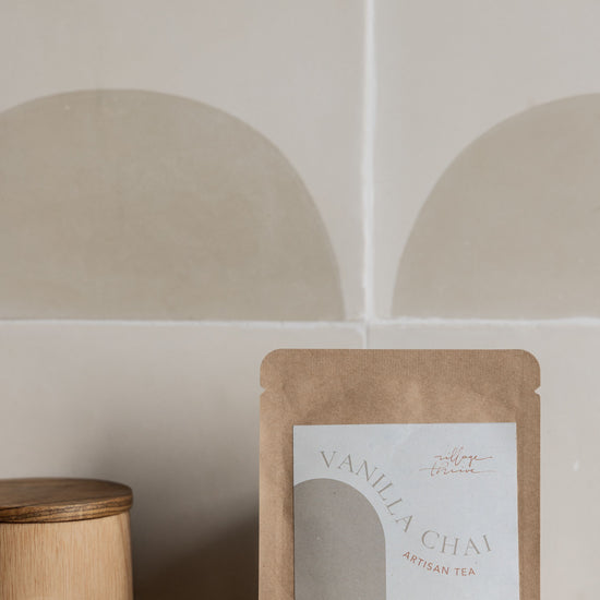 Vanilla Chai Tea Bag Set of 3 handmade by Village Thrive using natural materials.