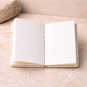 Handcrafted Journal with Pressed Flowers 5x8