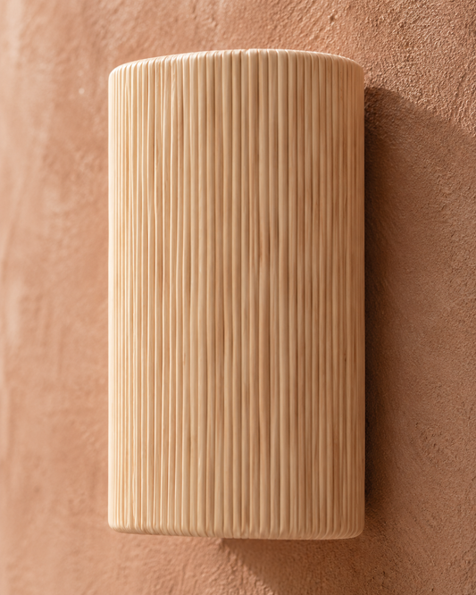 Modern Rattan Wall Sconce