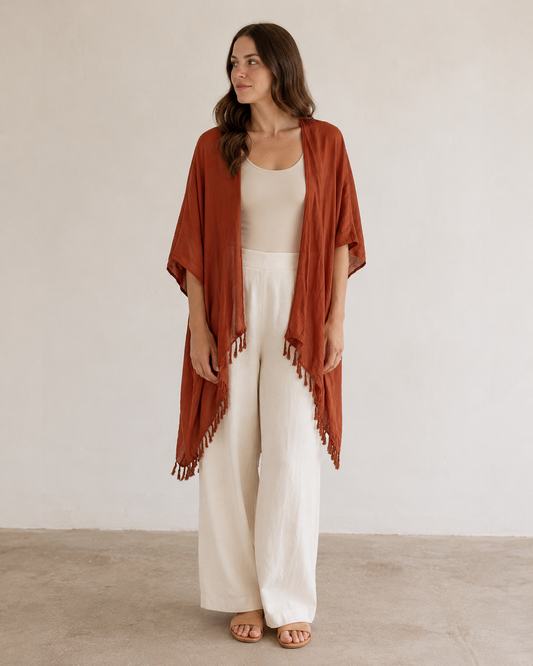 Solid Color Kimonos