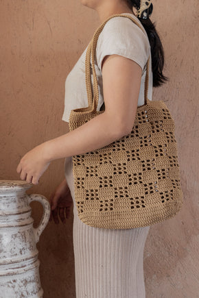 Zora Crochet Tote Bag