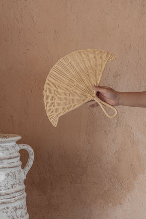 Rattan Woven Fan