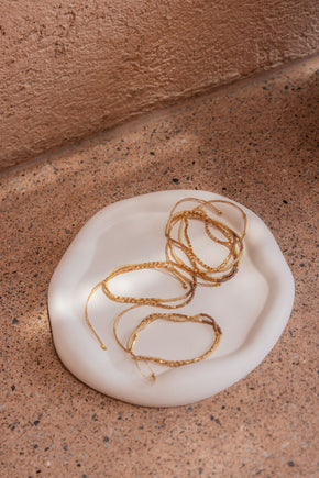 Golden Beaded Bracelet