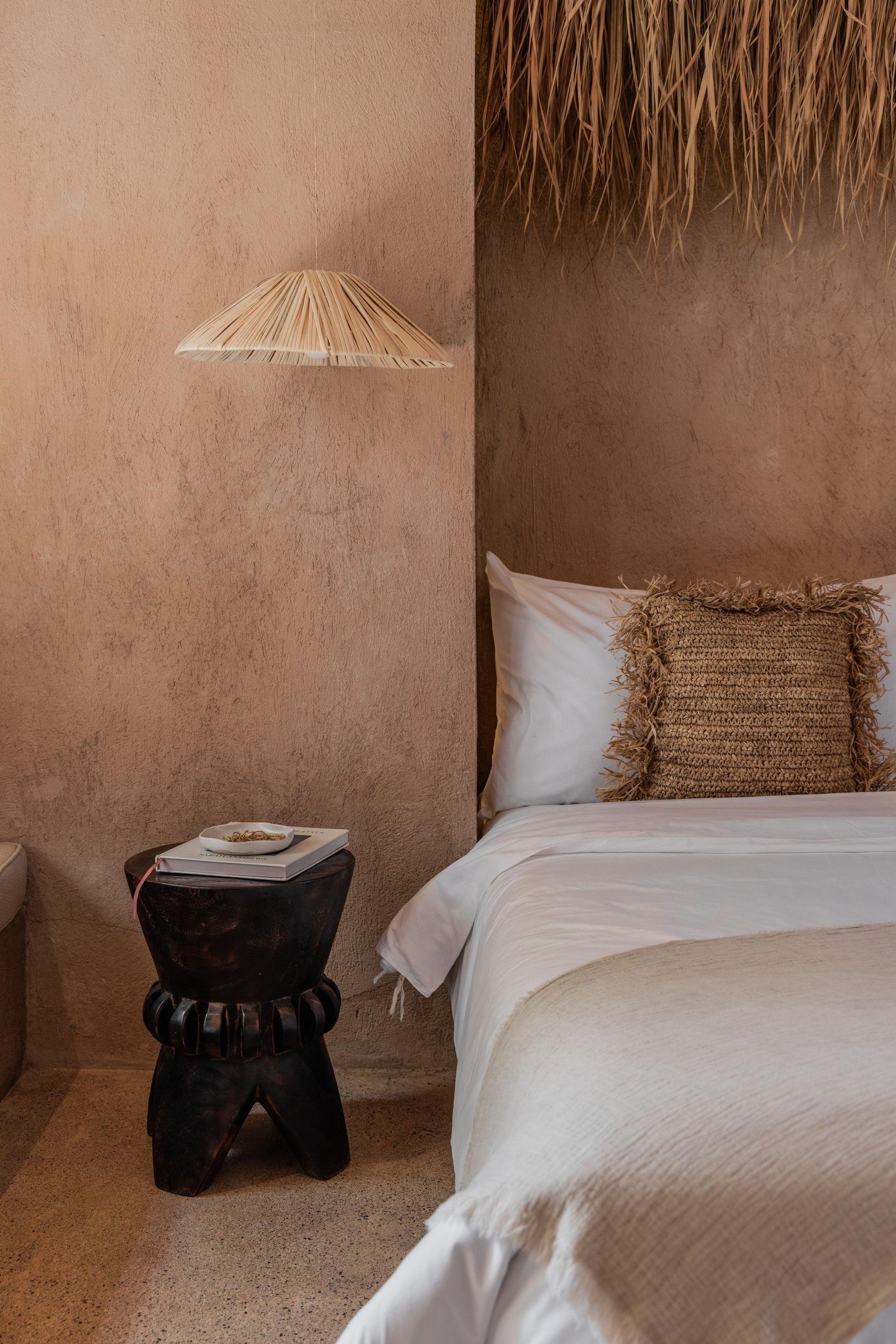 Jaya Rattan Lighting Pendant PREORDER handmade by Village Thrive using natural materials.