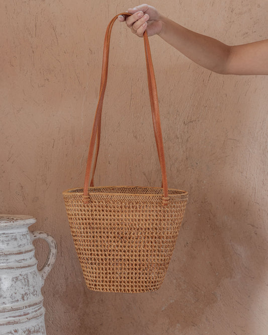 Buka Rattan Shoulder Bag