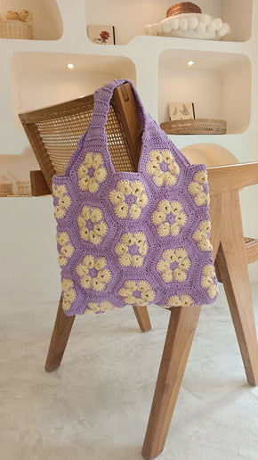 Flower Crochet Shoulder Bag PREORDER