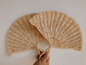 Rattan Woven Fan