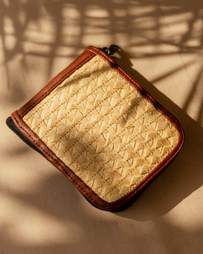 Cove Rattan & Canvas Eco Tote Bag