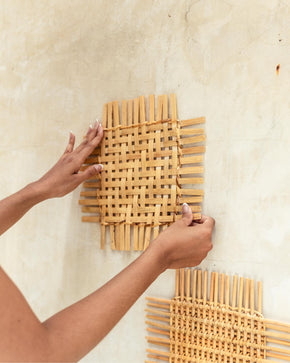 Woven Rattan Wall Decor Sets