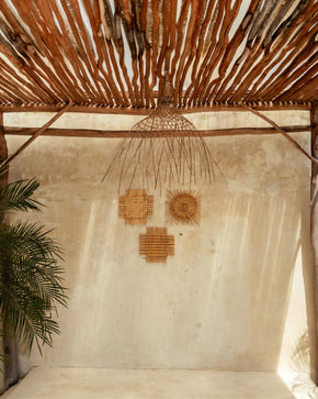 Woven Rattan Wall Decor Sets