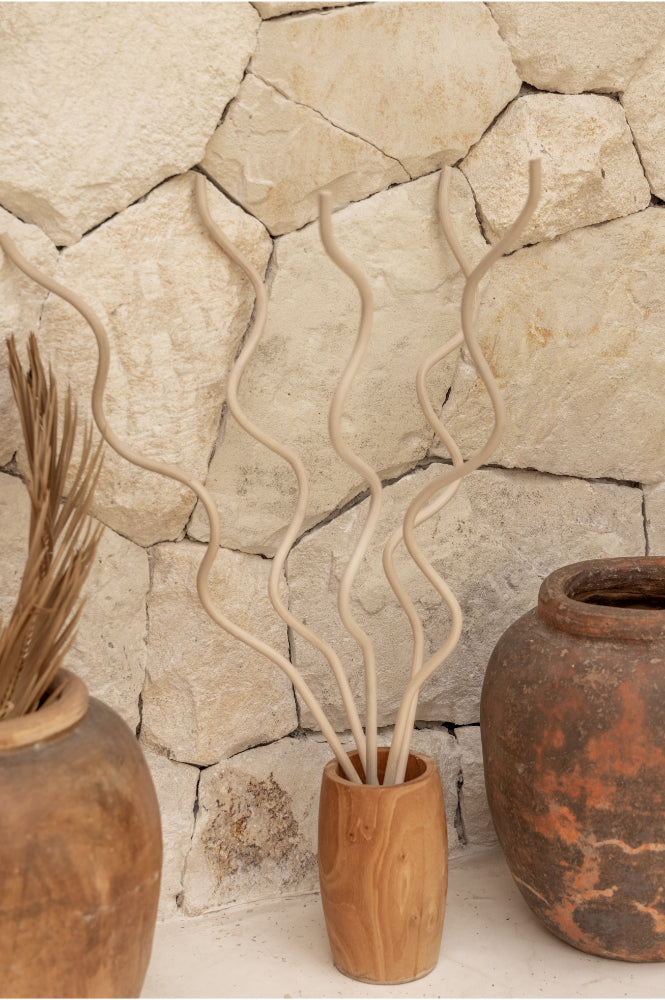 Rattan Wavy Reeds handmade by Village Thrive using natural materials.