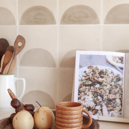 Deco Mug PREORDER handmade by Village Thrive using natural materials.