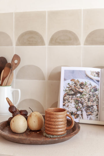 Deco Mug PREORDER handmade by Village Thrive using natural materials.