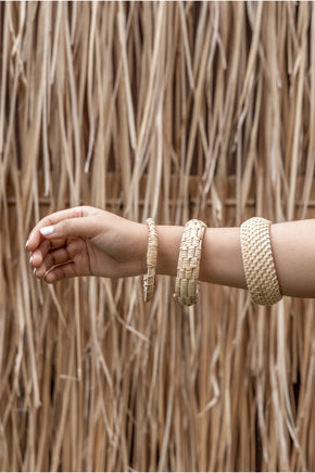 Abstract Rattan Bangle