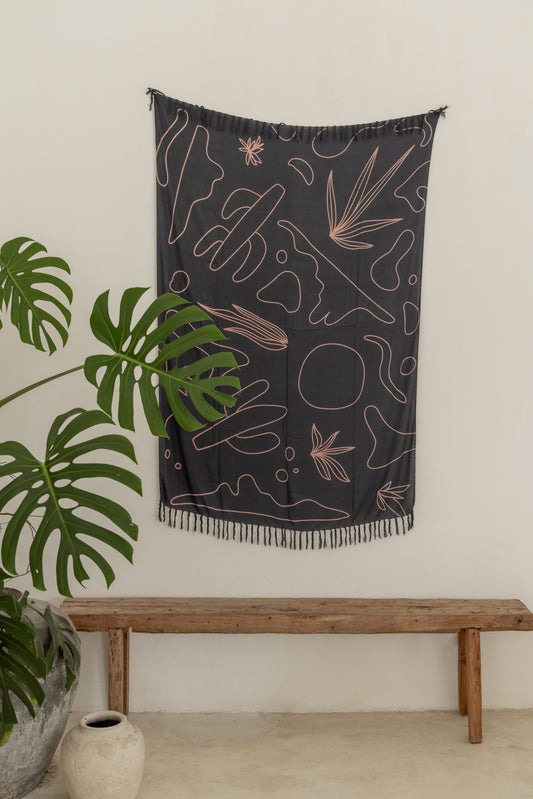 Desert Tapestry handmade by Village Thrive using natural materials.