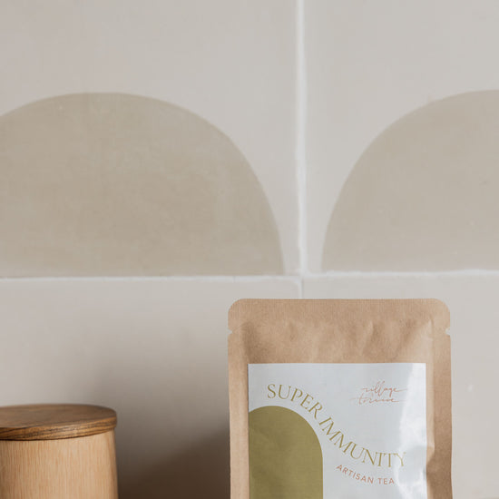 Super Immunity Tea Bags Set of 3 handmade by Village Thrive using natural materials.