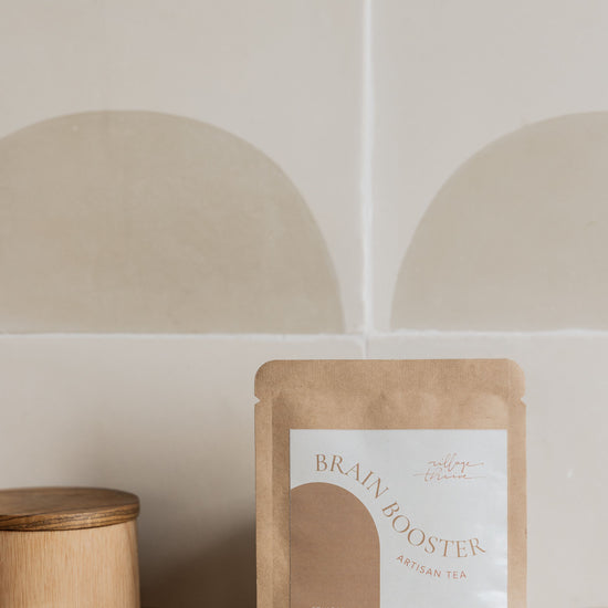 Brain Booster Tea Bag Set of 3 handmade by Village Thrive using natural materials.