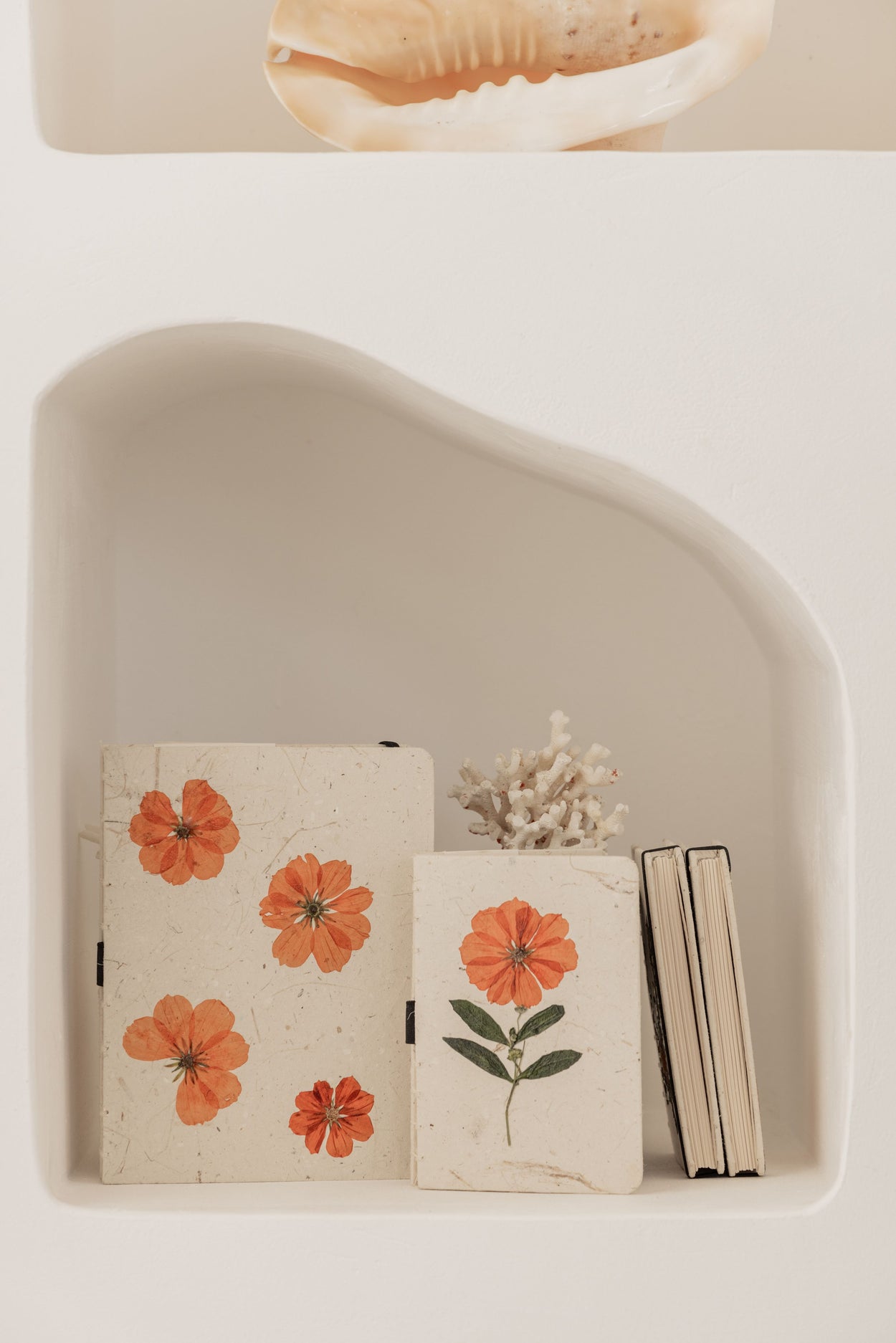 PREORDER Handcrafted Journal with Pressed Flowers 5x8