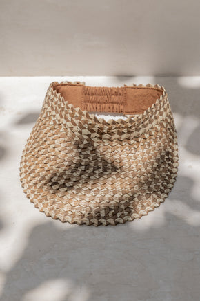 Ombre Rattan Sun Visors