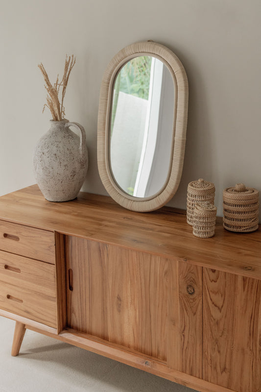 Kapsul Rattan Mirror PREORDER