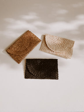 Imperfect Rattan Clutch