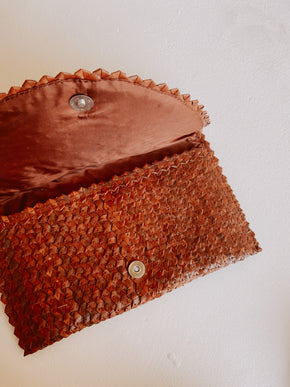 Imperfect Rattan Clutch