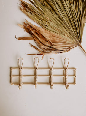 Nusa Rattan Wall Hooks