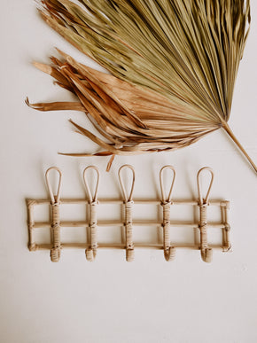 Nusa Rattan Wall Hooks