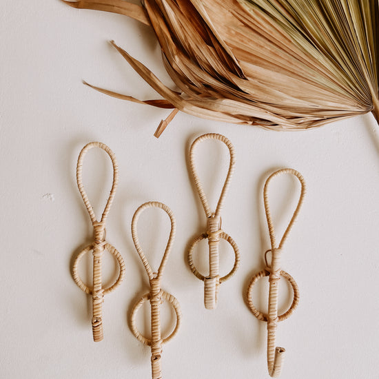 Banyak Wall Hook in Small handmade by Village Thrive using natural materials.