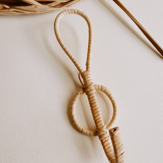 Imperfect Banyak Wall Hooks handmade by Village Thrive using natural materials.
