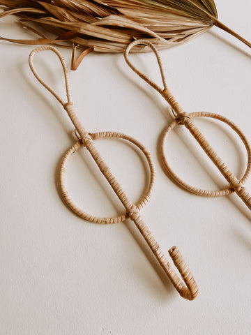 Banyak Wall Hook in Large handmade by Village Thrive using natural materials.