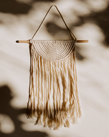 Iris Macrame Wall Hanging
