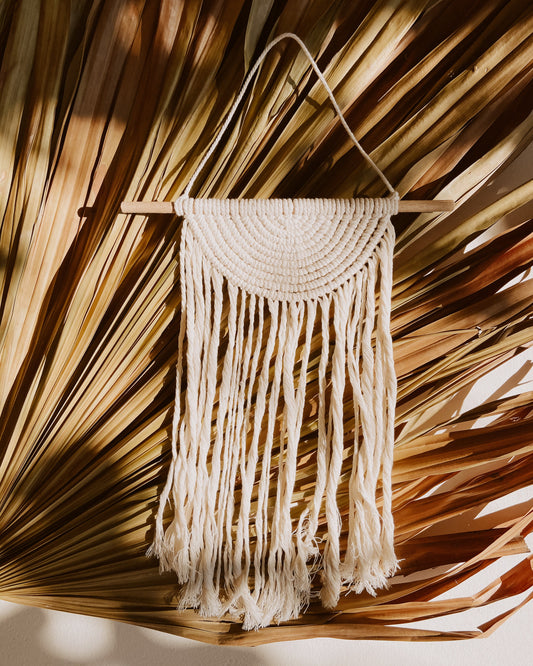 Iris Macrame Wall Hanging
