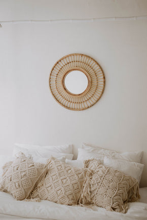 Eliana Rattan Mirror