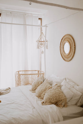 Eliana Rattan Mirror