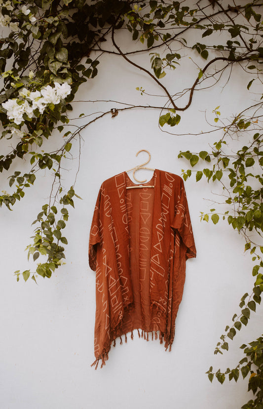 Imperfect Shapes Kimono