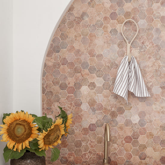 Minamalis Wall Hook handmade by Village Thrive using natural materials.