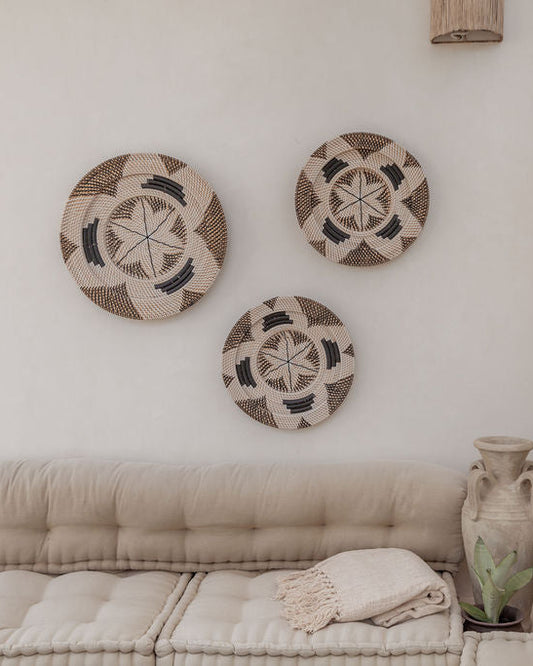 Motif Woven Wall Baskets