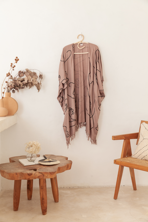 Imperfect Faces Kimono