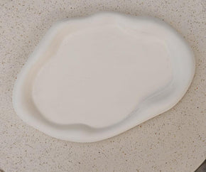 Stucco Cloud Oval Tray